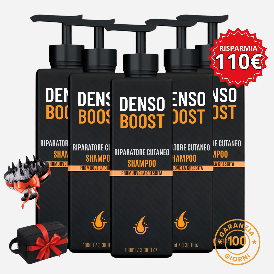 5x DensoBoost™ Trattamento Anticaduta – Crescita Visibile in 6 Settimane